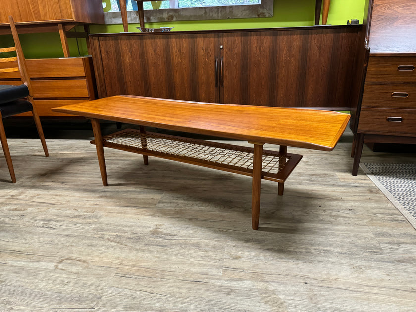 Sale!!! Mid Century Teak Coffee Table