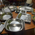 Mid Century Scandinavian Stainless Steel Serving Dishes