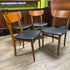 Mid Century Teak and Oak Dining Chairs