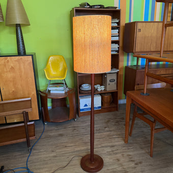 Mid Century Teak Floor Lamp