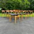 Mid Century Walnut and Ash Dining Chairs