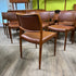 8 Mid Century Teak Dining Chairs from Denmark