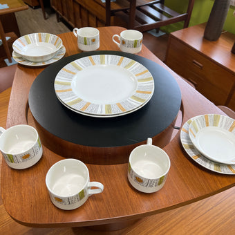 Mid Century Dinnerware Set